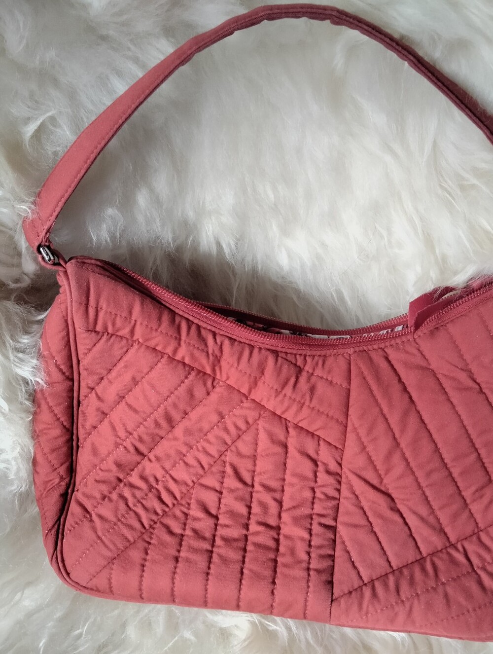 Vera Bradley Quilted Shoulder Bag in True Red